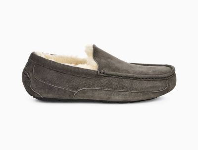 UGG Ascot Slippers for Mens - Charcoal/Deep Grey India